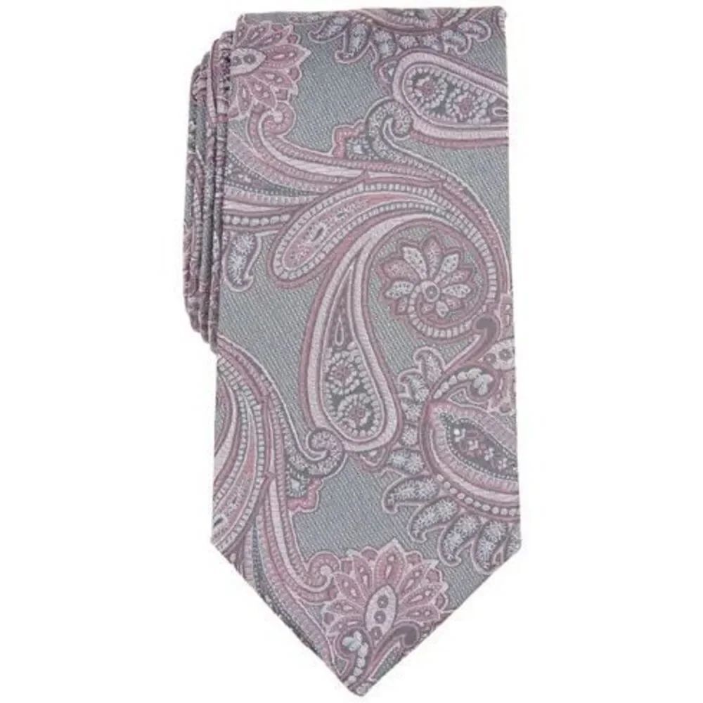Michael Kors NWT 3” Mayer Paisley Tie Pink OS